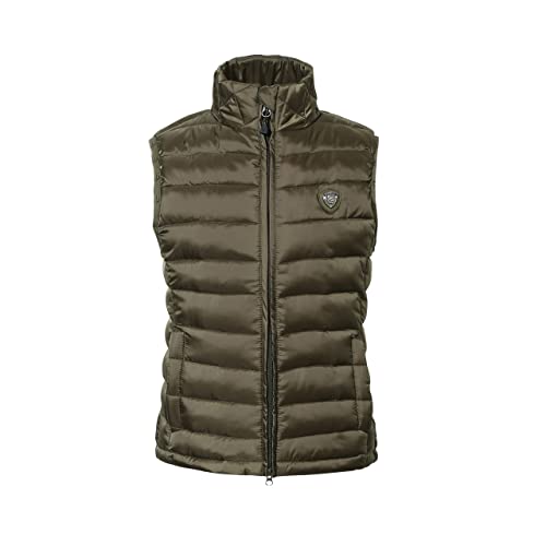 Kerbl 3223719 H/W 2021 Steppweste für Kinder, Khaki, Größe 128/134 von Kerbl