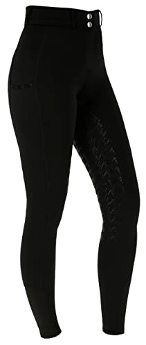 Kerbl 3223830 High Waist H/W 2021 Reithose für Damen, Schwarz, Größe 32 von Kerbl