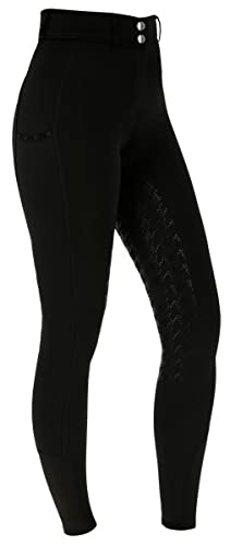 Kerbl 3223836 High Waist H/W 2021 Reithose für Damen, Schwarz, Größe 44 von Kerbl