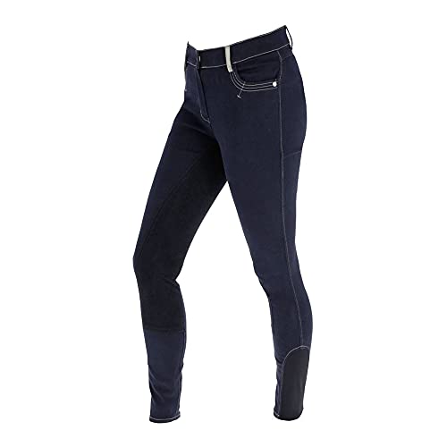 Kerbl 3297599 BasicPlus LS Reithose für Damen, Blau, Größe 38, 20 Stück von Kerbl