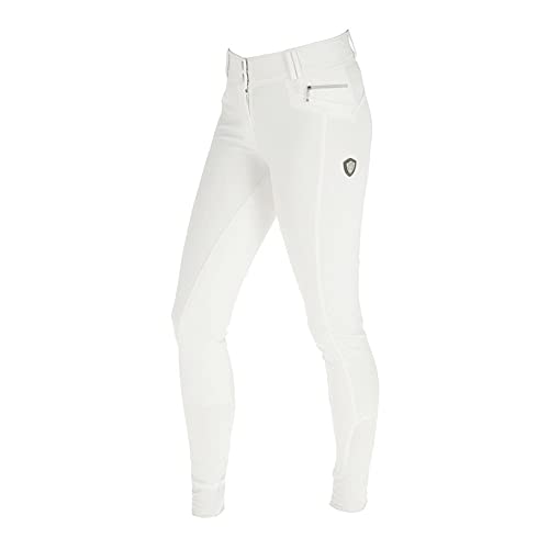 Kerbl 3297617 Detroit LS Reithose für Damen, Weiß, Größe 46, 20 Stück von Kerbl