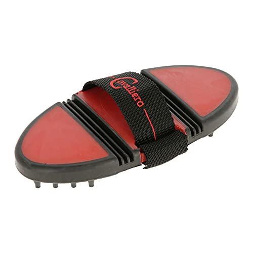 Kerbl 3297628 Flex3 Covalliero Noppenstriegel, Rot/Schwarz, 60 Stück von Kerbl
