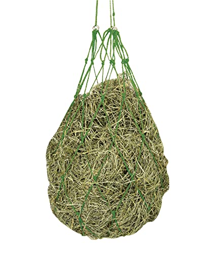 Kerbl Heunetz Heuraufe Beschäftigungsnetz Heusack Futternetz, Maschen 10 x 10 cm, Grün von Kerbl