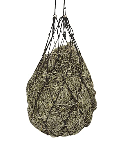 Kerbl Heunetz Heuraufe Beschäftigungsnetz Heusack Futternetz, Maschen 10 x 10 cm, Schwarz von Kerbl