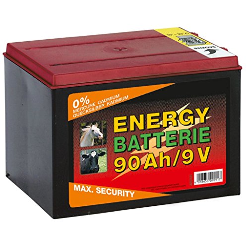Kerbl Weidezaunbatterie Trockenbatterie Batterie Zink Kohlenstoff 9V 90Ah 441213 von Kerbl
