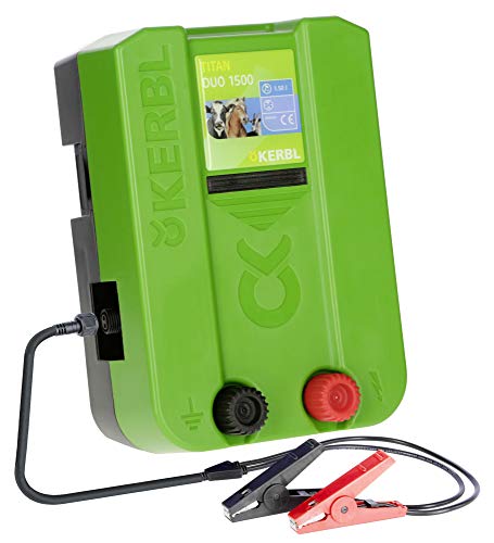 Kerbl Weidezaungerät Titan Duo 1500, 1.5 J Weidezaun Gerät Stromversorgung Batterie-Akku-Netz-Gerät Kerbl Weidezaungerät Titan Duo 1500, 1.5 J Weidezaun Gerät Stromversorgung Batterie-Akku-Netz-Gerät von Kerbl