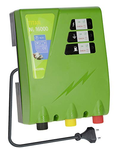 Kerbl Weidezaungerät Titan Ni 16000, 16.0 J Weidezaun Gerät Stromversorgung Netzgerät 230V Kerbl Weidezaungerät Titan Ni 16000, 16.0 J Weidezaun Gerät Stromversorgung Netzgerät 230V von Kerbl
