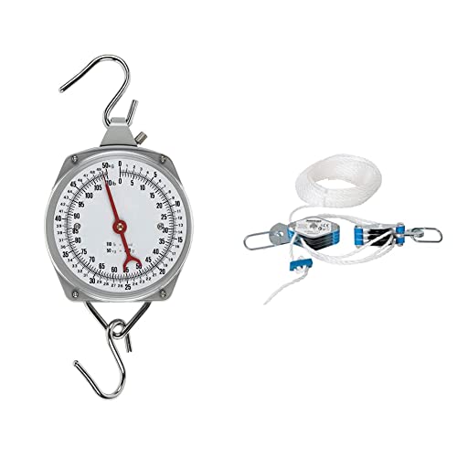 Kerbl Zeigerschnellwaage 50kg & Silverline - Flaschenzug 180 kg von Kerbl