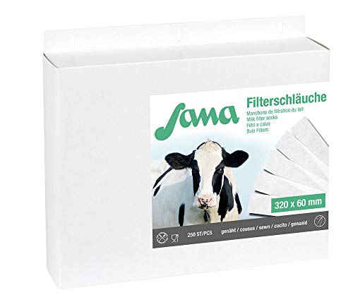 Milchfilter Sana 250 x 57 mm genäht, 75gr, 250Stk von Kerbl