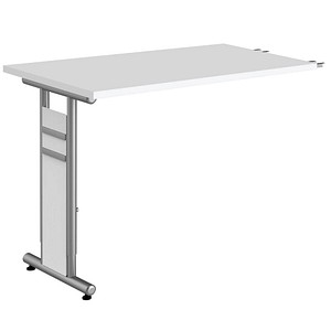 Kerkmann Anbautisch höhenverstellbar Priola weiß, silber rechteckig 100,0 x 60,0 x 68,0 - 82,0 cm Kerkmann Anbautisch höhenverstellbar Priola weiß, silber rechteckig 100,0 x 60,0 x 68,0 - 82,0 cm von Kerkmann