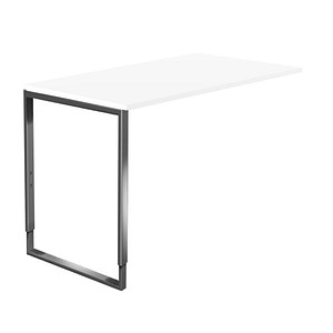 Kerkmann Anbautisch höhenverstellbar Yukon weiß, silber rechteckig 100,0 x 60,0 x 68,0 - 82,0 cm Kerkmann Anbautisch höhenverstellbar Yukon weiß, silber rechteckig 100,0 x 60,0 x 68,0 - 82,0 cm von Kerkmann
