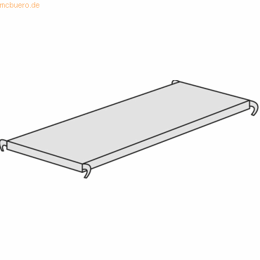 Kerkmann Design-Regal M2 Zusatz-Fachboden BxT 750x400mm lichtgrau Kerkmann Design-Regal M2 Zusatz-Fachboden BxT 750x400mm lichtgrau von Kerkmann