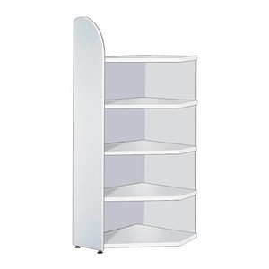 Kerkmann Eckregal Dante weiß 60,0 x 32,5 - 60,0 x 190,0 cm Kerkmann Eckregal Dante weiß 60,0 x 32,5 - 60,0 x 190,0 cm von Kerkmann