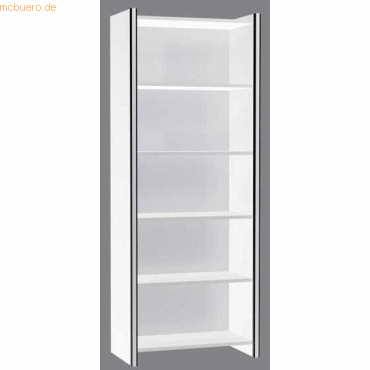 Kerkmann Einzelregal Aveto 5OH BxTxH 800x380x1830mm weiß Kerkmann Einzelregal Aveto 5OH BxTxH 800x380x1830mm weiß von Kerkmann