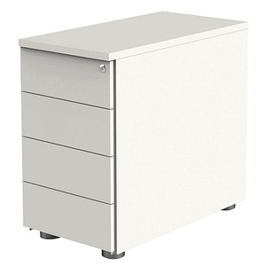 Kerkmann Form 1 Standcontainer weiß 4 Auszüge 42,0 x 80,0 x 72,0 - 76,0 cm von Kerkmann