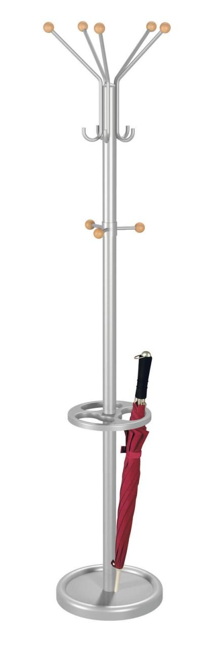 Kerkmann Kleiderständer TK 2 alusilber 39,0 x 175,0 cm 13 Haken Kerkmann Kleiderständer TK 2 alusilber 39,0 x 175,0 cm 13 Haken von Kerkmann