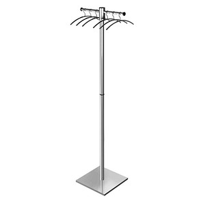 Kerkmann Kleiderständer G 12 E 30690681 silber Metall 2 Haken 51,0 x 168,0 cm von Kerkmann