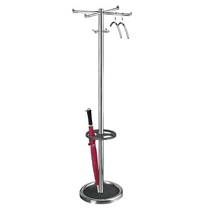 Kerkmann Kleiderständer Roma 30622914 silber Metall 8 Haken 50,0 x 170,0 cm von Kerkmann