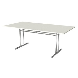Kerkmann Konferenztisch Lago weiß rechteckig, T-Fuß-Gestell chrom, 200,0 x 100,0 x 72,0 cm Kerkmann Konferenztisch Lago weiß rechteckig, T-Fuß-Gestell chrom, 200,0 x 100,0 x 72,0 cm von Kerkmann