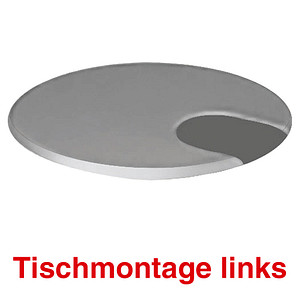Kerkmann Move 1 Kabeldurchführung 6,0 cm silber Kerkmann Move 1 Kabeldurchführung 6,0 cm silber von Kerkmann