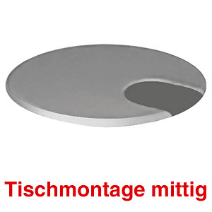 Kerkmann Move 1 Kabeldurchführung 6,0 cm silber Kerkmann Move 1 Kabeldurchführung 6,0 cm silber von Kerkmann