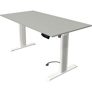Kerkmann Move 1 advance elektrisch höhenverstellbarer Schreibtisch lichtgrau rechteckig, T-Fuß-Gestell weiß 160,0 x 80,0 cm Kerkmann Move 1 advance elektrisch höhenverstellbarer Schreibtisch lichtgrau rechteckig, T-Fuß-Gestell weiß 160,0 x 80,0 cm von Kerkmann
