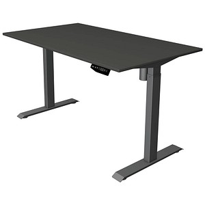 Kerkmann Move 1 elektrisch höhenverstellbarer Schreibtisch anthrazit rechteckig, T-Fuß-Gestell grau 140,0 x 80,0 cm Kerkmann Move 1 elektrisch höhenverstellbarer Schreibtisch anthrazit rechteckig, T-Fuß-Gestell grau 140,0 x 80,0 cm von Kerkmann