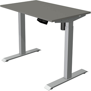 Kerkmann Move 1 elektrisch höhenverstellbarer Schreibtisch grafit rechteckig, T-Fuß-Gestell silber 100,0 x 60,0 cm Kerkmann Move 1 elektrisch höhenverstellbarer Schreibtisch grafit rechteckig, T-Fuß-Gestell silber 100,0 x 60,0 cm von Kerkmann