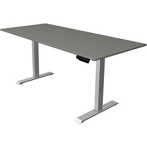 Kerkmann Move 1 elektrisch höhenverstellbarer Schreibtisch grafit rechteckig, T-Fuß-Gestell silber 180,0 x 80,0 cm Kerkmann Move 1 elektrisch höhenverstellbarer Schreibtisch grafit rechteckig, T-Fuß-Gestell silber 180,0 x 80,0 cm von Kerkmann