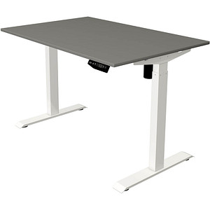 Kerkmann Move 1 elektrisch höhenverstellbarer Schreibtisch grafit rechteckig, T-Fuß-Gestell weiß 120,0 x 80,0 cm Kerkmann Move 1 elektrisch höhenverstellbarer Schreibtisch grafit rechteckig, T-Fuß-Gestell weiß 120,0 x 80,0 cm von Kerkmann