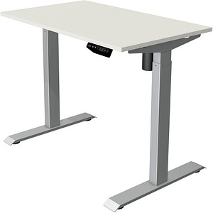 Kerkmann Move 1 elektrisch höhenverstellbarer Schreibtisch weiß rechteckig, T-Fuß-Gestell silber 100,0 x 60,0 cm Kerkmann Move 1 elektrisch höhenverstellbarer Schreibtisch weiß rechteckig, T-Fuß-Gestell silber 100,0 x 60,0 cm von Kerkmann