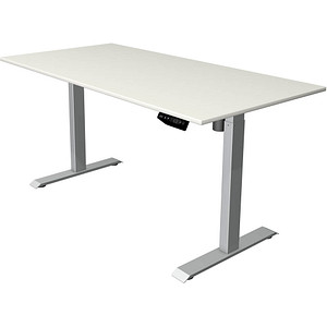 Kerkmann Move 1 elektrisch höhenverstellbarer Schreibtisch weiß rechteckig, T-Fuß-Gestell silber 160,0 x 80,0 cm Kerkmann Move 1 elektrisch höhenverstellbarer Schreibtisch weiß rechteckig, T-Fuß-Gestell silber 160,0 x 80,0 cm von Kerkmann