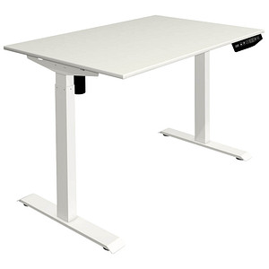 Kerkmann Move 1 elektrisch höhenverstellbarer Schreibtisch weiß rechteckig, T-Fuß-Gestell weiß 120,0 x 80,0 cm Kerkmann Move 1 elektrisch höhenverstellbarer Schreibtisch weiß rechteckig, T-Fuß-Gestell weiß 120,0 x 80,0 cm von Kerkmann