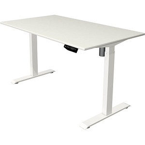 Kerkmann Move 1 elektrisch höhenverstellbarer Schreibtisch weiß rechteckig, T-Fuß-Gestell weiß 140,0 x 80,0 cm Kerkmann Move 1 elektrisch höhenverstellbarer Schreibtisch weiß rechteckig, T-Fuß-Gestell weiß 140,0 x 80,0 cm von Kerkmann