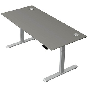 Kerkmann Move 2 Plus elektrisch höhenverstellbarer Schreibtisch grafit rechteckig, T-Fuß-Gestell silber 180,0 x 80,0 cm Kerkmann Move 2 Plus elektrisch höhenverstellbarer Schreibtisch grafit rechteckig, T-Fuß-Gestell silber 180,0 x 80,0 cm von Kerkmann