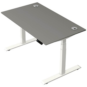 Kerkmann Move 2 Plus elektrisch höhenverstellbarer Schreibtisch grafit rechteckig, T-Fuß-Gestell weiß 140,0 x 80,0 cm Kerkmann Move 2 Plus elektrisch höhenverstellbarer Schreibtisch grafit rechteckig, T-Fuß-Gestell weiß 140,0 x 80,0 cm von Kerkmann