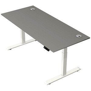 Kerkmann Move 2 Plus elektrisch höhenverstellbarer Schreibtisch grafit rechteckig, T-Fuß-Gestell weiß 180,0 x 80,0 cm Kerkmann Move 2 Plus elektrisch höhenverstellbarer Schreibtisch grafit rechteckig, T-Fuß-Gestell weiß 180,0 x 80,0 cm von Kerkmann