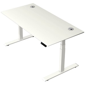 Kerkmann Move 2 Plus elektrisch höhenverstellbarer Schreibtisch weiß rechteckig, T-Fuß-Gestell weiß 160,0 x 80,0 cm Kerkmann Move 2 Plus elektrisch höhenverstellbarer Schreibtisch weiß rechteckig, T-Fuß-Gestell weiß 160,0 x 80,0 cm von Kerkmann