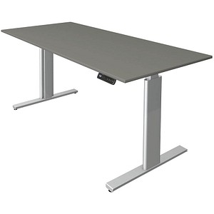 Kerkmann Move 3 tube elektrisch höhenverstellbarer Schreibtisch grafit rechteckig, T-Fuß-Gestell silber 180,0 x 80,0 cm Kerkmann Move 3 tube elektrisch höhenverstellbarer Schreibtisch grafit rechteckig, T-Fuß-Gestell silber 180,0 x 80,0 cm von Kerkmann