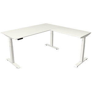 Kerkmann Move 4 elektrisch höhenverstellbarer Schreibtisch weiß rechteckig, T-Fuß-Gestell weiß 180,0 x 180,0 cm Kerkmann Move 4 elektrisch höhenverstellbarer Schreibtisch weiß rechteckig, T-Fuß-Gestell weiß 180,0 x 180,0 cm von Kerkmann