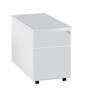 Kerkmann Priola Rollcontainer weiß 2 Auszüge 42,0 x 80,0 x 54,0 cm von Kerkmann