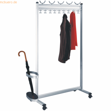 Kerkmann Reihengarderobe Multiline HxBxT 170x100x40cm aluminium Kerkmann Reihengarderobe Multiline HxBxT 170x100x40cm aluminium von Kerkmann