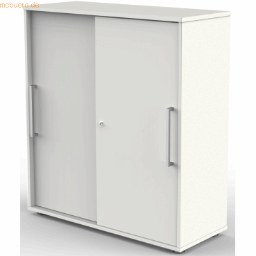 Kerkmann Schiebetürenschrank Form 4 100x40x111cm 3 OH weiß von Kerkmann