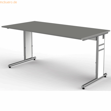 Kerkmann Schreibtisch StageOne Form 4 BxT160x80cm grafit von Kerkmann