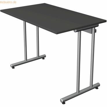 Kerkmann Schreibtisch start up Fuß silber 100x60x75cm anthrazit Kerkmann Schreibtisch start up Fuß silber 100x60x75cm anthrazit von Kerkmann