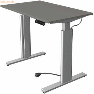 Kerkmann Sitz-/Stehtisch Move 3 BxTxH 100x60x72-120cm silber/grafit Kerkmann Sitz-/Stehtisch Move 3 BxTxH 100x60x72-120cm silber/grafit von Kerkmann