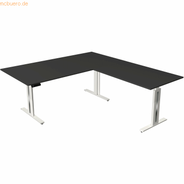Kerkmann Sitz-/Stehtisch Move 3 BxTxH 200x220x72-120cm + Anbautisch an Kerkmann Sitz-/Stehtisch Move 3 BxTxH 200x220x72-120cm + Anbautisch an von Kerkmann
