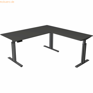 Kerkmann Sitz-/Stehtisch Move 3 elegant BxTxH 180x180x72-120cm + Anbau von Kerkmann