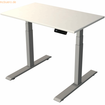 Kerkmann Steh-/Sitztisch Move 2 elektrisch Fuß silber 100x60x63-127cm von Kerkmann