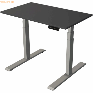 Kerkmann Steh-/Sitztisch Move 2 elektrisch Fuß silber 100x60x63-127cm von Kerkmann